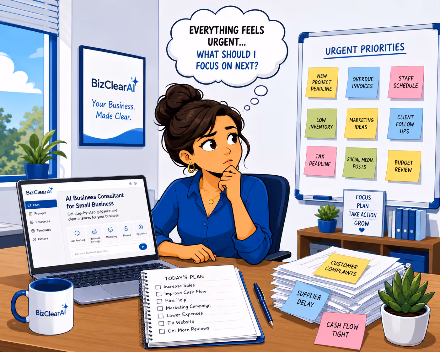 What Should a Small Business Owner Focus on First When Everything Feels Urgent?